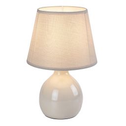 Rabalux Ingrid lampa stołowa 1x40 W beżowa 74076