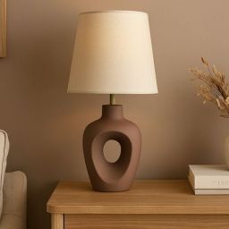 Rabalux Madelor lampa stołowa 1x25 W brązowa 74080