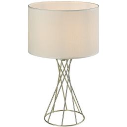 Rabalux Nivra lampa stołowa 1x40 W złota 74081