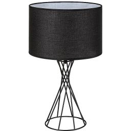 Rabalux Nivra lampa stołowa 1x40 W czarna 74082