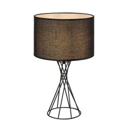 Rabalux Nivra lampa stołowa 1x40 W czarna 74082