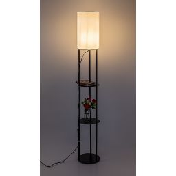 Rabalux Bronn lampa stojąca 1x40 W czarna 74106
