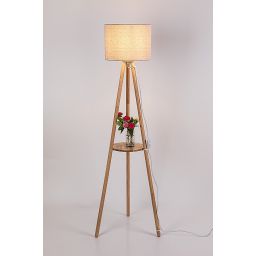 Rabalux Trevia lampa stojąca 1x40 W drewno 74108