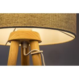 Rabalux Trevia lampa stojąca 1x40 W drewno 74108
