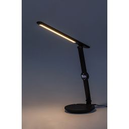 Rabalux Isak inteligentna lampa biurkowa 1x9 W biała-czarna 74198