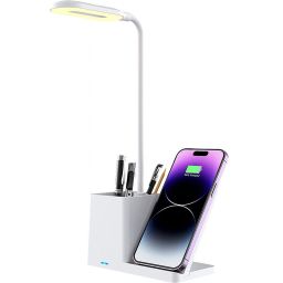 Rabalux Cerie lampa biurkowa 1x4 W biała 74233