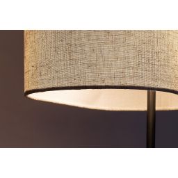 Rabalux Narmin lampa stojąca 1x40 W czarna-beżowa 74240