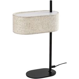 Rabalux Narmin lampa stołowa 1x40 W czarna-beżowa 74241