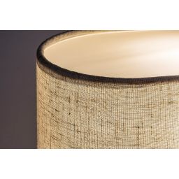 Rabalux Narmin lampa stołowa 1x40 W czarna-beżowa 74241