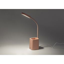 Rabalux Arvid lampa biurkowa 1x6 W biała-różowa 74245