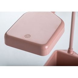 Rabalux Arvid lampa biurkowa 1x6 W biała-różowa 74245