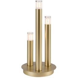 Rabalux Ramira lampa stołowa 3x5 W przezroczysta-złota 74366