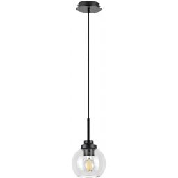 Rabalux Tirina lampa wisząca 1x15 W czarna 75006