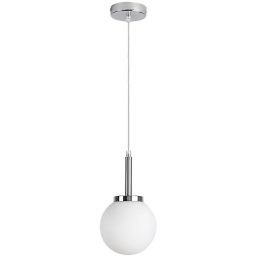 Rabalux Togo lampa wisząca 1x40 W biała-chrom 75007