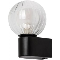 Rabalux Colzar kinkiet 1x3,5 W czarny-przezroczysty 75021