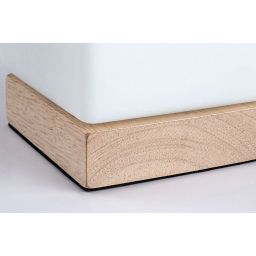 Rabalux Pirit lampa stołowa 1x1,2W LED biały/drewno 76003