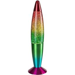Rabalux Glitter Rainbow2 lampa stołowa 1x25 W multikolor 76008