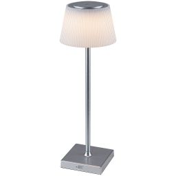 Rabalux Taena lampa stołowa 1x4W LED srebrny/biały 76013