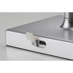 Rabalux Taena lampa stołowa 1x4W LED srebrny/biały 76013