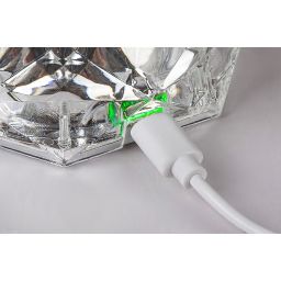 Rabalux Siggy lampa stołowa 1x1,5W przezroczysty 76015