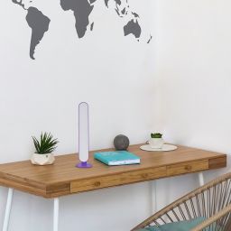 Rabalux Parker lampa stołowa 1x3W LED fioletowy/biały 76017