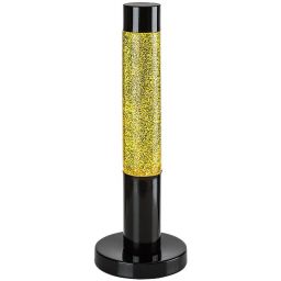 Rabalux Lavastic lampa stołowa 1x25 W czarna-przezroczysta-złota 76029