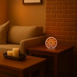 Rabalux Mandali lampa stołowa 1x15 W brązowa 76031