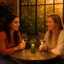 Rabalux Mireo lampa stołowa 1x2 W zielona 76038