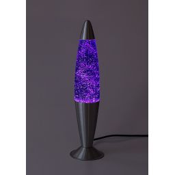 Rabalux Glitter2 lampa stołowa 1x25 W przezroczysta-fioletowa-srebrna 76115