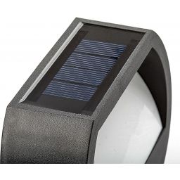 Rabalux Narmada kinkiet solarny 1x0,5 W czarny 77004