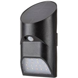 Rabalux Sepik kinkiet solarny 1x3,6 W czarny 77013