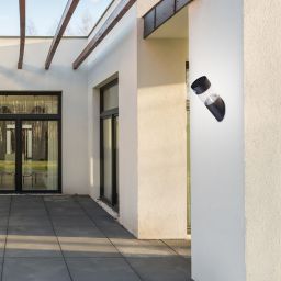 Rabalux Kapuas kinkiet solarny 1x1,5 W czarny 77015