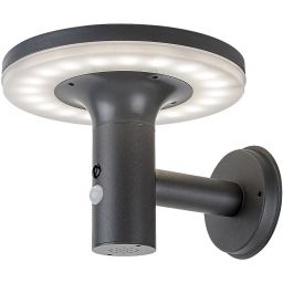 Rabalux Alaska kinkiet zewnętrzny 1x10W solarny z czujnikiem ruchu antracyt 77017