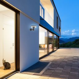 Rabalux Alaska kinkiet zewnętrzny 1x10W solarny z czujnikiem ruchu antracyt 77017