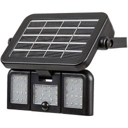 Rabalux Lihull kinkiet solarny 3x9,6 W czarny 77020