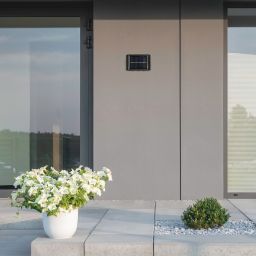 Rabalux Kangton kinkiet solarny 1x1,2 W czarny 77024