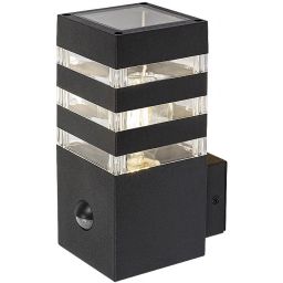 Rabalux Ankara kinkiet zewnętrzny 1x12W z czujnikiem ruchu antracyt 77025