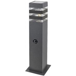 Rabalux Ankara lampa stojąca zewnętrzna 1x12W z czujnikiem ruchu antracyt 77026