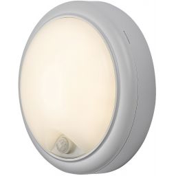 Rabalux Hitura kinkiet zewnętrzny 1x15W z czujnikiem ruchu biała 77029
