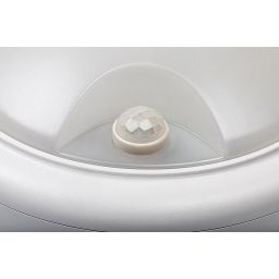 Rabalux Hitura kinkiet zewnętrzny 1x15W z czujnikiem ruchu biała 77029