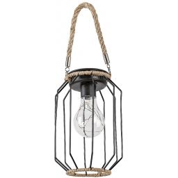 Rabalux Sluis lampa solarna wisząca 1x0,2 W czarny 77046