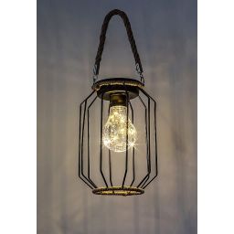 Rabalux Sluis lampa solarna wisząca 1x0,2 W czarny 77046