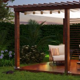 Rabalux Rupit lampa solarna wisząca 10x0,06 W czarny 77047