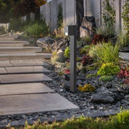 Rabalux Telde lampa stojąca zewnętrzna 1x7 W czarna 77056