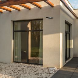 Rabalux Senica kinkiet zewnętrzny 1x13 W czarny 77064