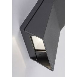 Rabalux Temse kinkiet zewnętrzny 2x3 W antracyt 77066