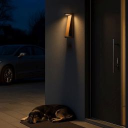 Rabalux Bradu kinkiet zewnętrzny 1x12 W brązowy 77068