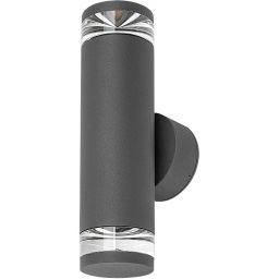 Rabalux Tornio kinkiet zewnętrzny 2x10 W antracyt 77072