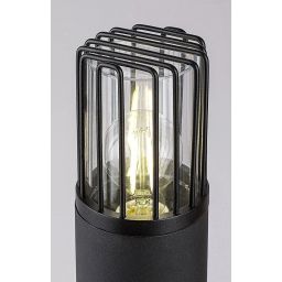Rabalux Haren lampa stojąca zewnętrzna 1x60 W czarna 77084