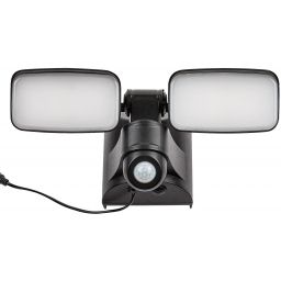 Rabalux Leszno kinkiet solarny 2x5 W czarny 77091